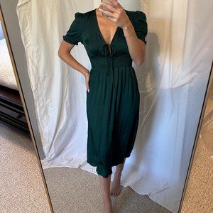 Green Wrap Dress